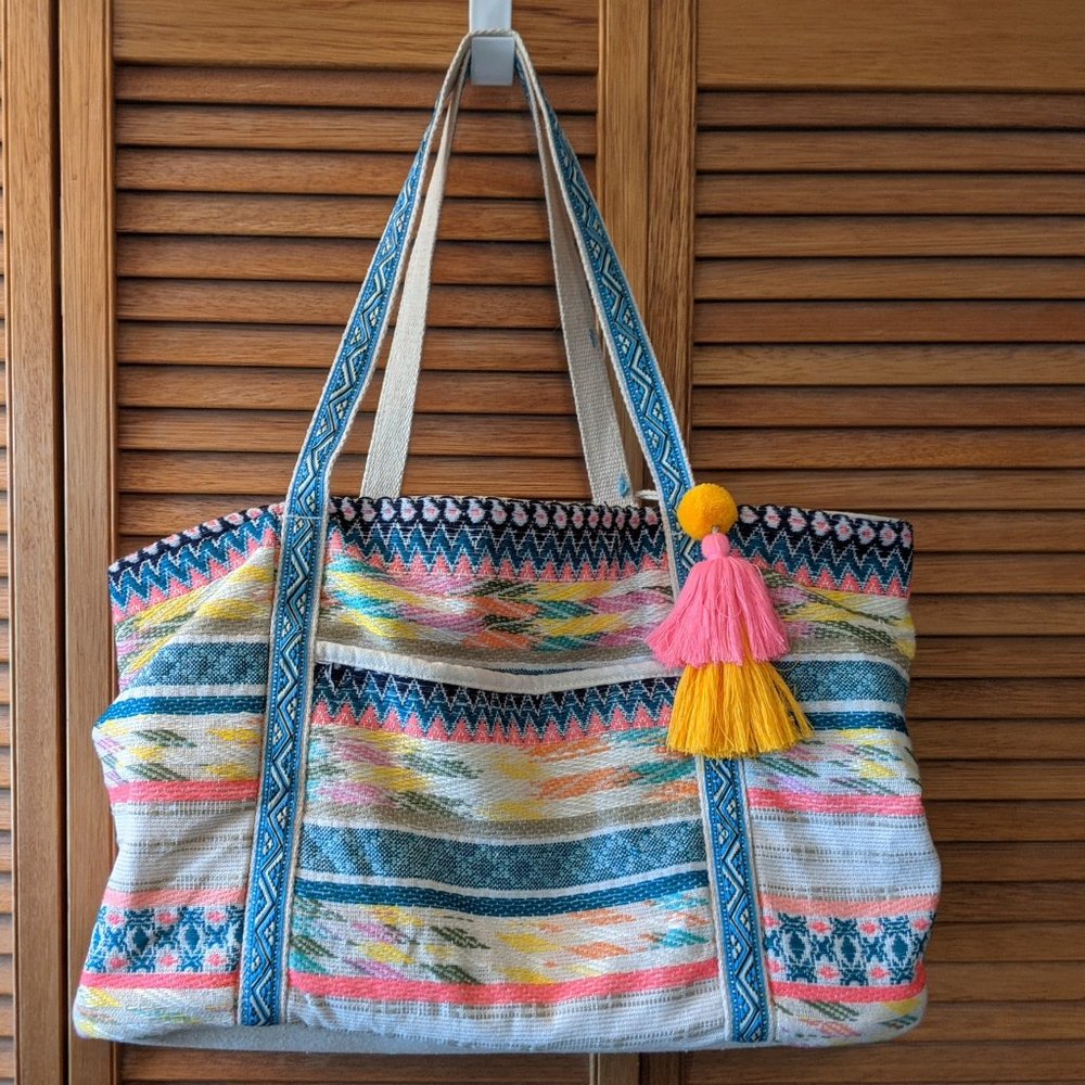 Colorful Large Tote Bag